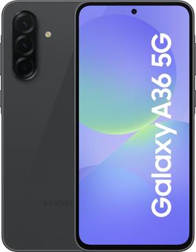 Mobilais telefons Samsung Galaxy A36, 128 GB, melna krās.