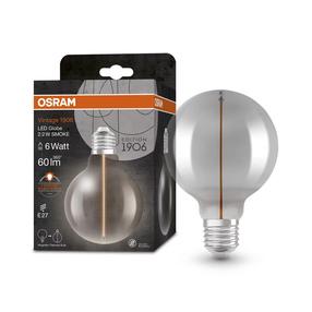 Lemputė Osram Vintage 1906 LED, G95, 1800 °K, E27, 2.2 W, 60 lm