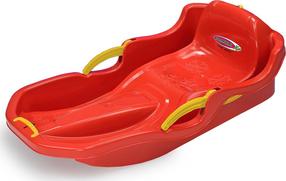 Plastikinės rogės Jamara Bob Comfort, raudona sp., 80 cm x 46.5 cm