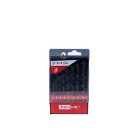 Grąžtų komplektas Haushalt 000040125665, metalas, tiesus, 3 mm x 13.3 cm