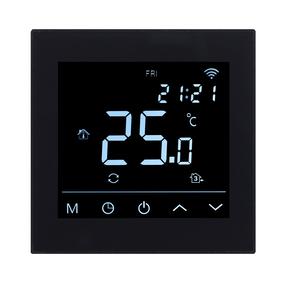 Grindų termostatas Heatcom HC91, įleidžiamas, juoda sp., 8.6 cm, 5 - 50 °C
