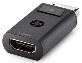 Adapteris HP DisplayPort - HDMI F3W43ET DisplayPort male, HDMI female, juoda sp.