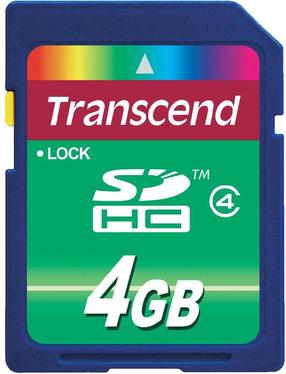 Atminties kortelė Transcend, 4 GB
