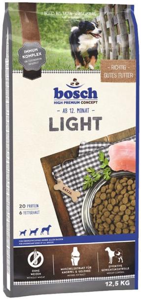 Сухой корм для собак Bosch PetFood Adult Light, мясо птицы, 12.5 кг