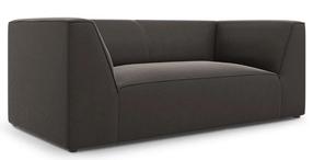 Dīvāns Micadoni Home Ruby Velvet, tumši pelēka krās., 174 x 92 cm x 69 cm