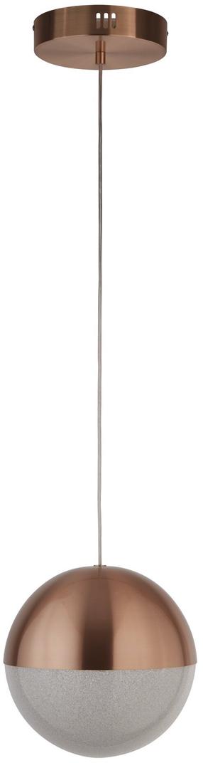 Lampa karināms Searchlight Marbles 5881CU, LED, 4000 °K, 1 x 22 W, vara krās. / vara krās.