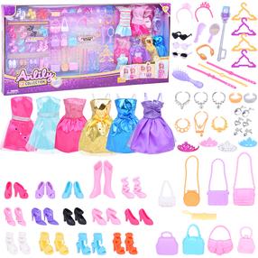 Комплект одежды для куклы Anlily Princess Dress Up, многоцветный