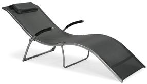 Āra zvilnis Garden4you Batya 10032, pelēka krās., 173 cm x 63 cm x 65 cm