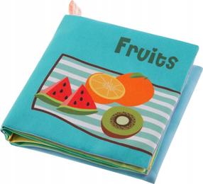 Beebi raamat Bocioland Fruits, 12 cm, EN, mitmevärviline