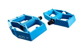 Pedāļi Cube Acid Flat C2-CC, plastmasa, zila krās.