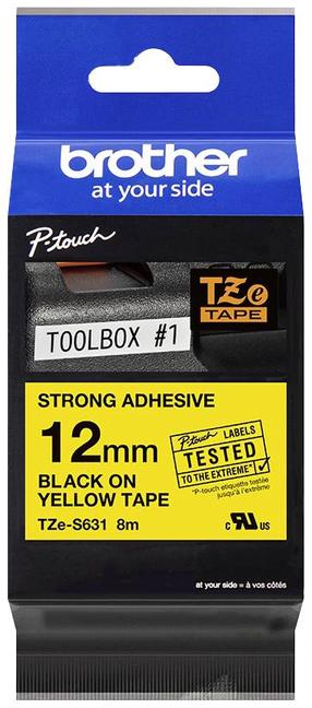 Uzlīmju lenta Brother Tape Cassette TZe-S631 Extra Strong Adhesive, 800 cm