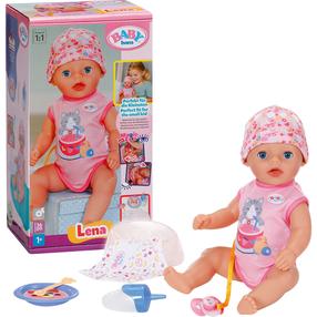Кукла - новорожденная с аксессуарами Zapf Creation Baby born Lena 840726, 36 см, многоцветный