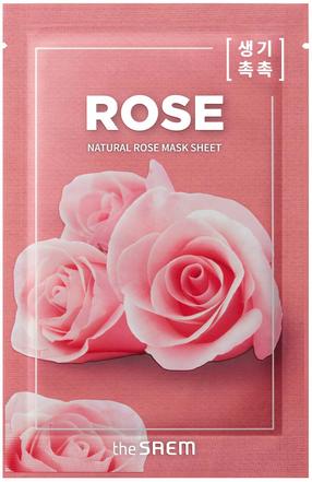 Маска для лица The Saem Natural Rose, 21 мл