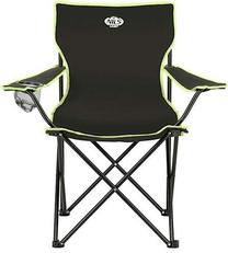 Saliekamais tūrisma krēsls Nils Camp Camping Chair, melna krās./dzeltena krās.