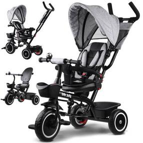 Triratukas Tiny Bike 3in1 SP0650 SZ, juoda sp./pilka sp.