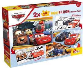 Пазл 2in1 Lisciani Cars, 62 см x 42 см, 48 шт.