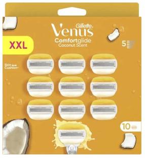 Keičiamos skustuvo galvutės Gillette Venus ComfortGlide Coconut & Olay, 10 vnt