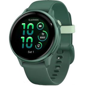 Viedais pulkstenis Garmin Vivoactive 6, zaļa krās.