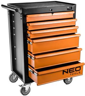 Тележки для инструментов NEO Tool Cabinet, 46 см x 68 см x 103 см, черный цв./oранжевый цв.