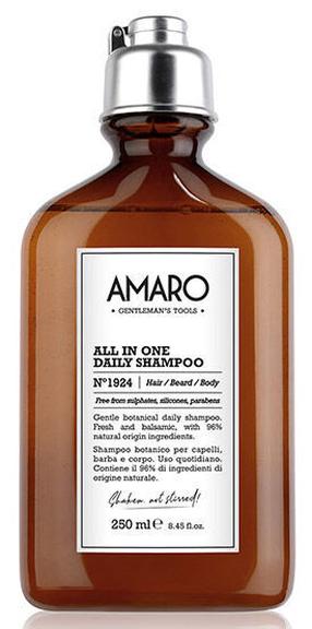 Ķermeņa mazgāšanas želeja vīriešiem Farmavita Amaro All In One Daily nº1924, 250 ml
