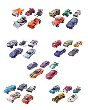 Žaislinių automobilių rinkinys Mattel Matchbox C1817, (spalva/dizainas parenkami atsitiktine tvarka)