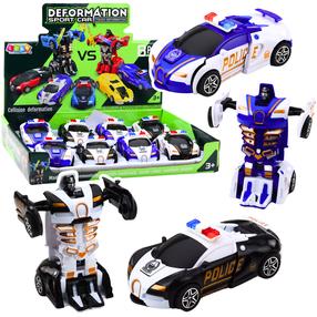 Трансформер Lean Toys Deformation Sport Car, 13 см, (цвет/дизайн выбирается случайным образом)