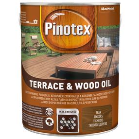 Koksnes eļļa Pinotex Terrace & Wood Oil, tīkkoks krās., 3 l