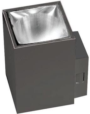 Sieninis lauko šviestuvas AZzardo Roland SQ, 9W, LED, IP65, tamsiai pilka sp., 7.8 cm x 11.7 cm