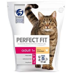 Sausā kaķu barība Perfect Fit Adult 1+, 0.75 kg