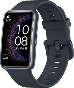 Viedais pulkstenis Huawei Watch Fit SE Stia-B39, melns krās.