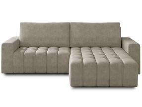 Kampinė sofa Bonett Dora 21, šviesiai ruda sp., dešininė, 175 x 250 cm x 92 cm