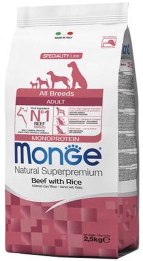 Kuiv koeratoit Monge ALL BREEDS Adult Monoprotein, veiseliha, 12 kg