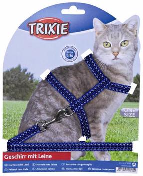 Kaķu siksna ar pavadiņu Trixie 4184, 120 cm, daudzkrāsaina