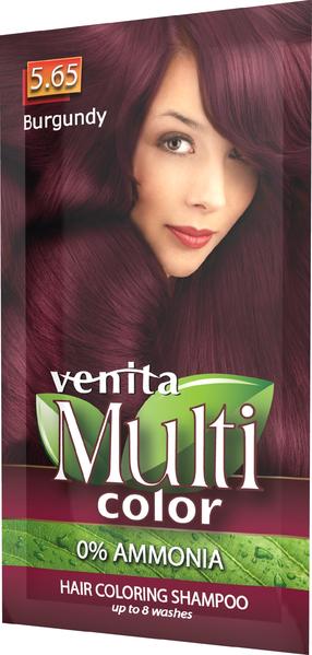 Toniseeriv šampoon Venita MultiColor, burgundy v., 5.65, 40 ml