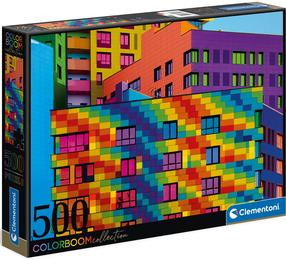 Dėlionė Clementoni Squares 35094, 49 cm x 36 cm, 500 vnt., įvairių spalvų