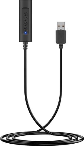Kabelis Equip USB Audio Cable Adapter 245321 USB male Male (vyriška), 3.5mm 4-pin Stereo Female (moteriška), 0.46 m, juoda sp.