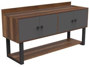Komoda Kalune Design MN04-BA, antracito sp./ruda sp., 93.2 cm x 180 cm x 53.8 cm