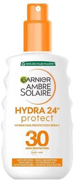 Purškiklis įdegio priežiūrai kūnui Garnier Ambre Solaire Hydra Protect 24H SPF30, 150 ml