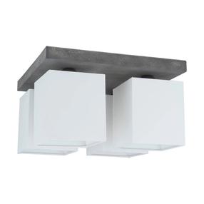Lampa griesti Spot-Light Great, E27, 4 x 25 W, balta krās. / pelēka krās., 13.5 x 15.5 cm