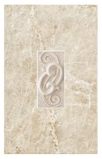 Plytelės, keraminės PIEDRA BEIGE INSER25X40(4), 40 cm x 25 cm, šviesiai ruda sp.