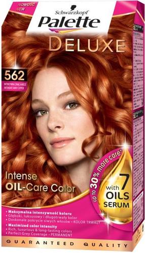 Plaukų dažai Schwarzkopf Palette, intensive shiny copper sp., Intensive Shiny Copper 562, 50 ml