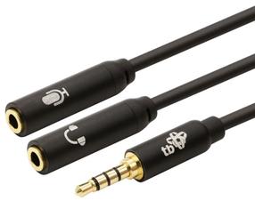 Juhe TB 3.5mm female x 2, 3.5 mm, 0.3 m, must v.