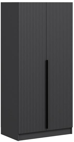 Skapis Kalune Design Kale Plus Membrane, antracīta krās., 90 cm x 52 cm x 210 cm