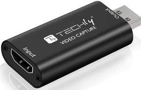 Соединение Techly Video Capture I USB VIDEO 1080TY HDMI, USB A male, черный цв.