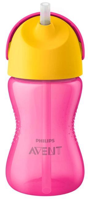 Bērnu pudelīte Philips Avent Bendy, 300 ml, 1 g., rozā krās.
