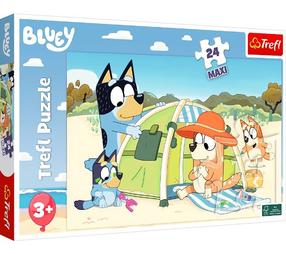 Dėlionė Trefl Bluey 14357, 35 cm x 50 cm, 24 vnt., įvairių spalvų