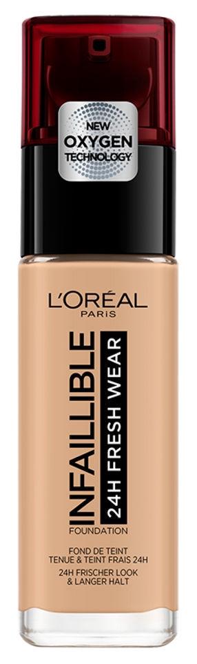 Šķidrā grima bāze L’Oréal Paris Infallible 24H Fresh Wear, 140 golden beige, 30 ml