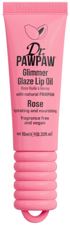 Масло для губ Dr. Paw Paw Glimmer Glaze, 10 мл, rose