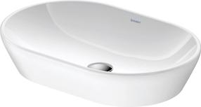 Vannas istabas izlietne Duravit D-Neo, keramika, 60 cm x 40 cm x 15 cm, balta krās.