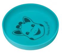 Lėkštutė Vulli Sophie La Girafe Silicone Plate, 6+ mėn., 18 cm, silikonas, mėlyna sp.